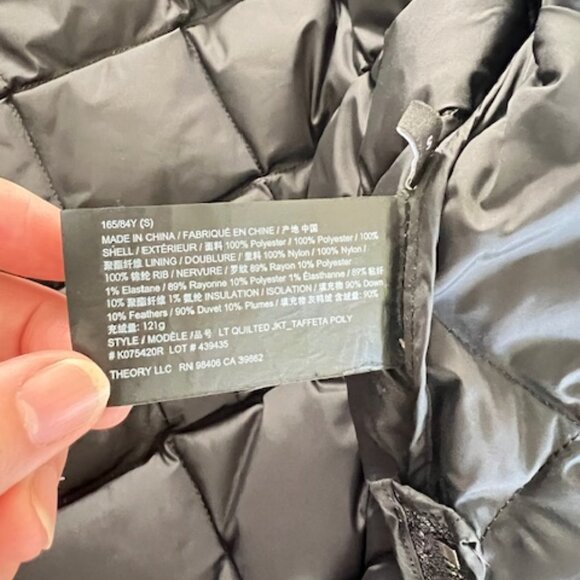 Theory Quilted Coat - Picture 10 of 10